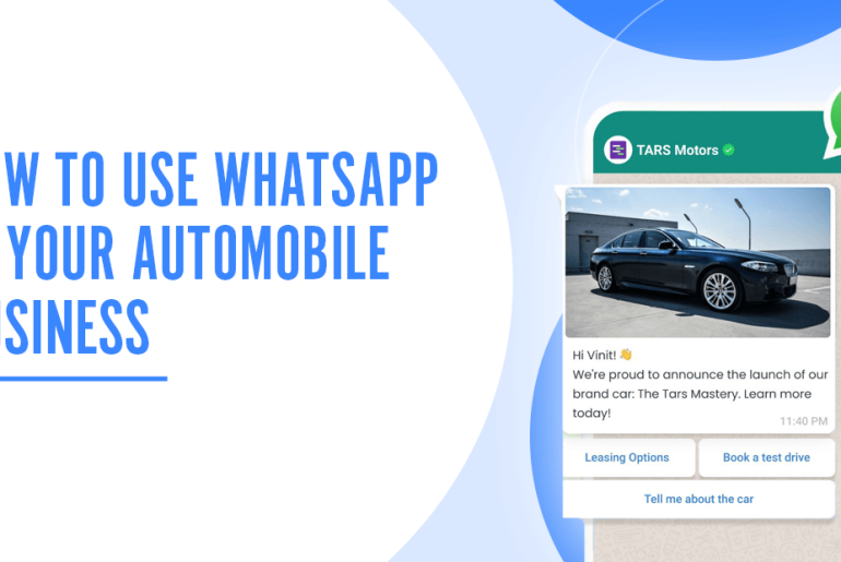 WhatsApp for automobile business